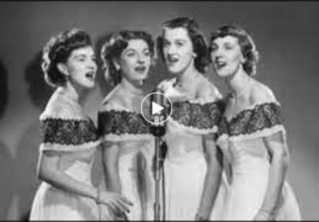 Charming Chorus: The Chordettes’ Harmonious Homage with ‘Lollipop’